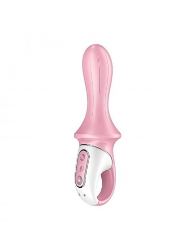 SATISFYER AIR PUMP BOOTY 5+ VIBRADOR ANAL INFLABLE ROJO 1UN