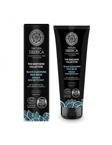 NATURA SIBERICA THE NORTHERN COLLECTION MASCARILLA FACIAL LIMPIADORA BLACK 60ML