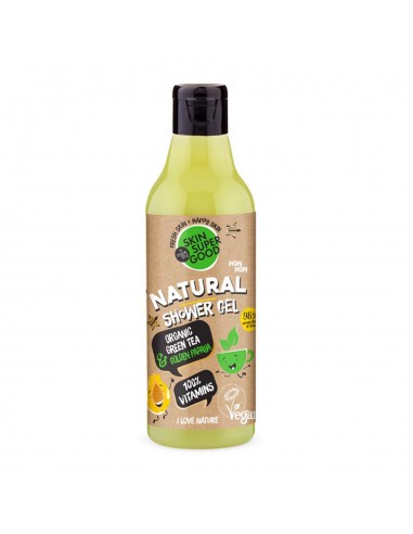 NATURA SIBERICA SKIN SUPER GOOD NATURAL GEL DE BAÑO GREEN TEA 250ML