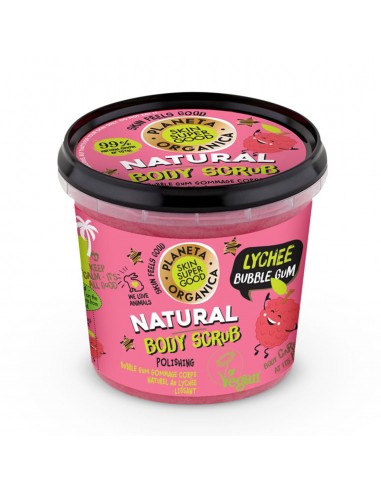 NATURA SIBERICA SKIN SUPER GOOD NATURAL BODY SCRUB LYCHEE GUM 360ML