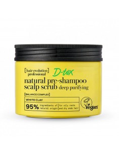 NATURA SIBERICA D-TOX WHITE CLAY PRE-CHAMPU EXFOLIANTE 150ML