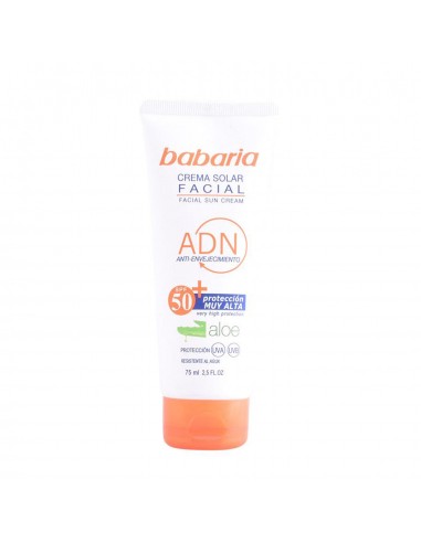 BABARIA ALOE VERA CREMA SOLAR FACIAL SPF50+ 75ML