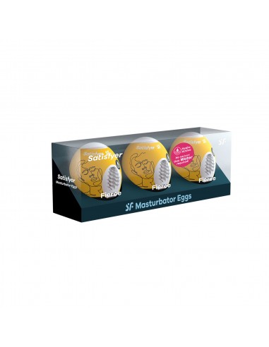 SATISFYER FIERCE HUEVOS MASTURBADORES 3 1UN