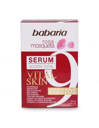 BABARIA ROSA MOSQUETA SERUM ACCION TOTAL ANTI-ARRUGAS VITAL SKIN 50ML