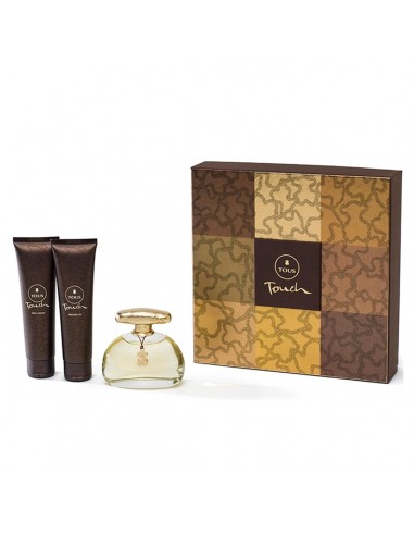 TOUS TOUCH EAU DE TOILETTE 100ML VAPORIZADOR + LECHE CORPORAL 100ML + GEL DE BAÑO 100ML