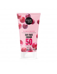 ORGANIC SHOP CRANBERRY CREMA FACIAL DE DIA SPF50 50ML