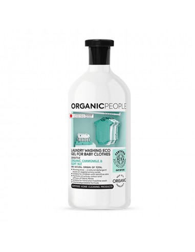 ORGANIC PEOPLE FOR BABY CLOTHES CHAMOMILE & SOAP NUT LAUNDRY WASHING ECO GEL 200ML