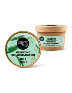ORGANIC SHOP ALOE CHAMPU SOLIDO HYDRATANTE 60GR