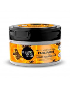 ORGANIC SHOP PAPAYA MICELLAR DISCOS FACIALES HIDRATANTES MICELLAR 20UN