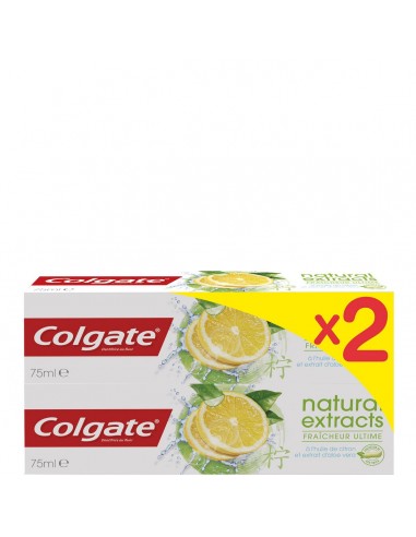 COLGATE PASTA NATURAL EXTRACTS 2X75ML