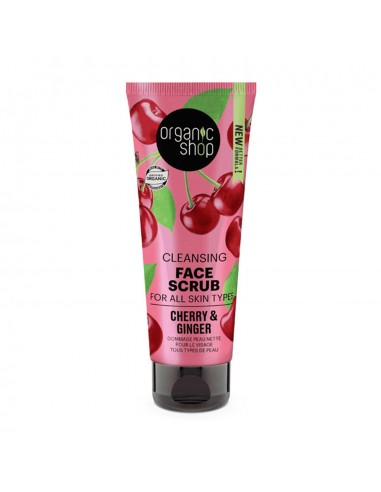 ORGANIC SHOP CLEANSING EXFOLIANTE FACIAL CEREZAS 75ML