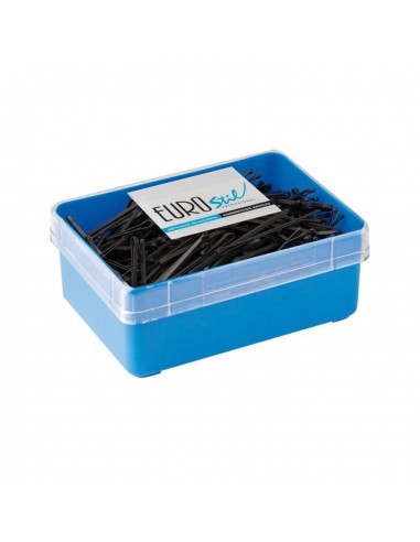 EUROSTIL ANTI-DESLIZANTE CAJA CLIPS NEGRO NEGRO 50MM 1UN