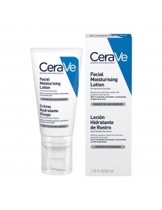 CERAVE PIEL NORMAL A SECA LOCION HIDRATANTE SIN PERFUME 52ML