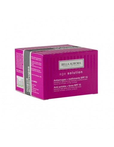 BELLA AURORA AGE SOLUTION ANTI-ARRUGAS+REAFIRMANTE SPF15 50ML