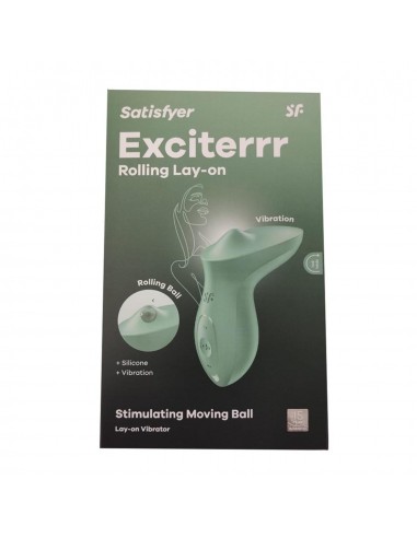 SATISFYER EXCITTER BALL VIBRADOR VERDE 1UN
