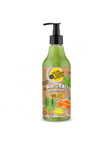 SKIN SUPER GOOD NATURAL ORGANIC ALOE VERA GEL DE BAÑO CON DIFUSOR 500ML