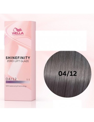 WELLA SHINEFINITY ZERO LIFT GLAZE TINTE 04/12 60ML