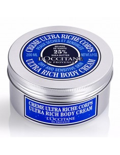 LOCCITANE SHEA BUTTER CREMA CORPORAL ULTRA-RICA PIEL SENSIBLE Y SECA 200ML