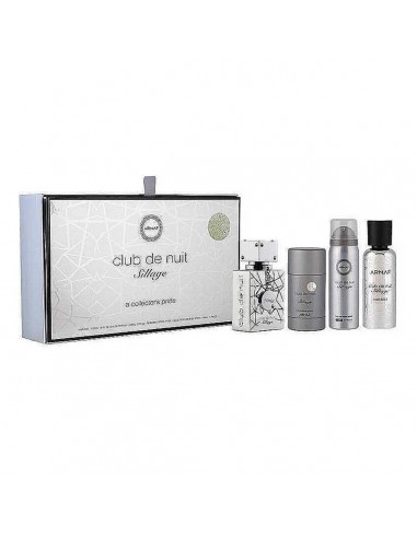ARMAF CLUB DE NUIT SILLAGE EAU DE PARFUM 30UN VAPORIZADOR + HAIR MIST 55ML + DESODORANTE STICK 75ML + SPRAY CORPORAL PERFUMADO 