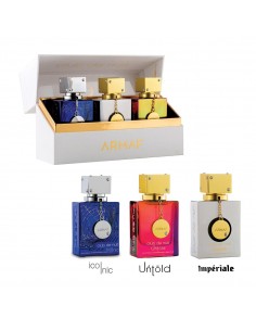 ARMAF CLUB DE NUIT EAU DE PARFUM ICONIC 30ML VAPORIZADOR + UNTOLD EAU DE PARFUM 3 + IMPERIALE EAU DE PARFUM 3