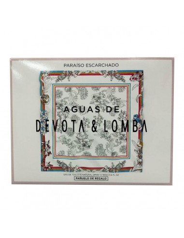 DEVOTA LOMBA AGUAS DE DEVOTA LOMBA EAU DE TOILETTE PARAISO ESCARCHADO 100ML + PAÑUELO 1U