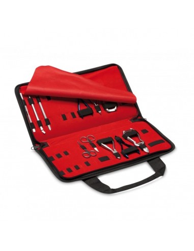 EUROSTIL MANICURA PEDICURA ESTUCHE SET 11 HERRAMIENTAS 1UN