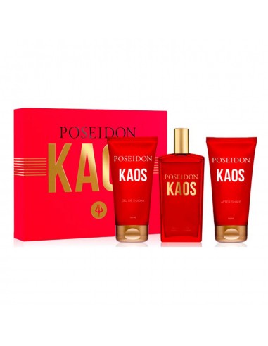 POSEIDON KAOS EAU DE TOILETTE 100ML VAPORIZADOR + AFTER SHAVE 1U + GEL DE BAÑO 1U