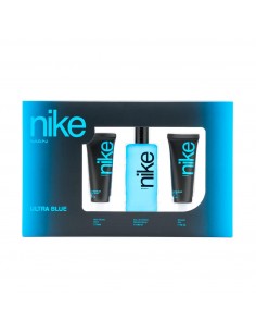 NIKE MAN ULTRA BLUE EAU DE TOILETTE 100ML VAPORIZADOR + BALSAMO AFTER SHAVE 75ML + GEL DE BAÑO 75ML
