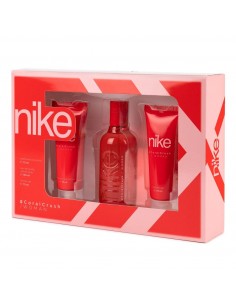 NIKE WOMAN CORAL CRUSH EAU DE TOILETTE 1UN VAPORIZADOR + LOCION CORPORAL PERFUMADA 75ML + GEL DE BAÑO 75ML