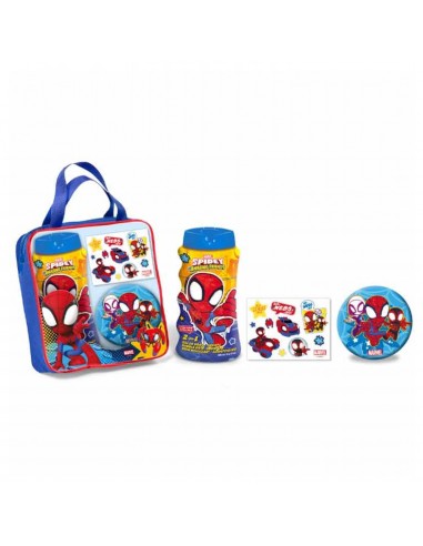 SPIDERMAN NIÑOS GEL DE BAÑO 1UN + STICKERS 1U + REGALO 1U