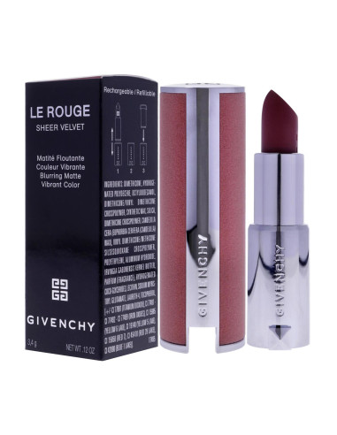 GIVENCHY LE ROUGE SHEER VELVET VIBRANT COLOR BARRA DE LABIOS Nº16 NUDE BOISE RECARGABLE 1UN