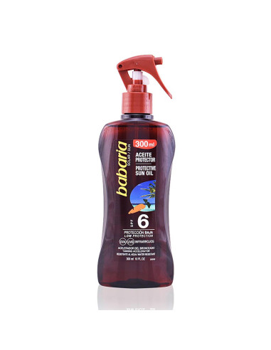 BABARIA ZANAHORIA ACEITE SPF6 PROTECCION BAJA 300ML