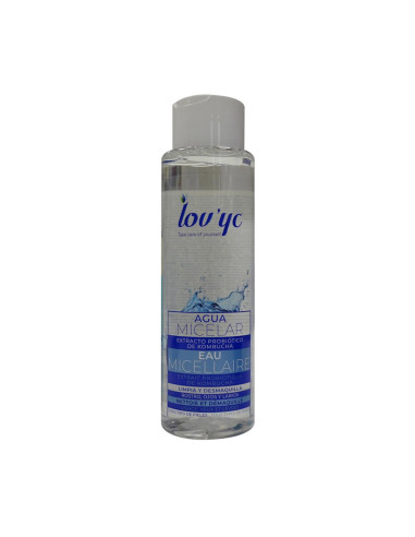 LOVYC PROBIOTICO KOMBUCHA AGUA MICELAR ROSTRO OJOS Y LABIOS 500ML