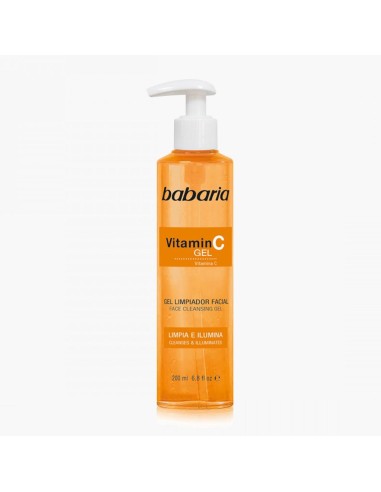 BABARIA VITAMIN-C GEL FACIAL LIMPIADOR 200ML