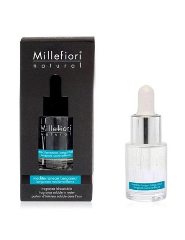 MILLEFIORI NATURAL AGUA PERFUMADA MEDITERRANEAN BERGAMOT 15ML