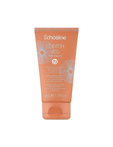 ECHOSLINE KERATIN VEG CREMA REESTRUCTURANTE CABELLOS TINTADOS 100ML