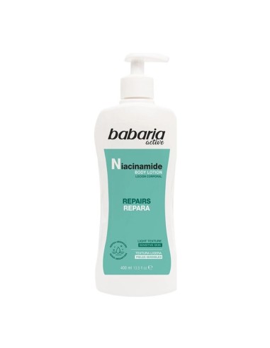 BABARIA ACTIVE NIACINAMIDE LOCION CORPORAL PIELES SENSIBLES CON DIFUSOR 400ML