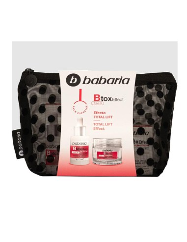BABARIA BTOX EFFECT TOTAL LIFT CREMA FACIAL SET 50ML + SERUM 1U.