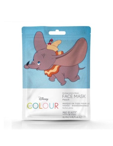 DISNEY COLOUR DUMBO MASCARILLA FACIAL MELOCOTON 1UN