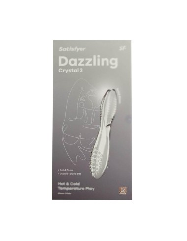 SATISFYER DAZZLING CRYSTAL 2 DILDO TRANSPARENTE 1UN