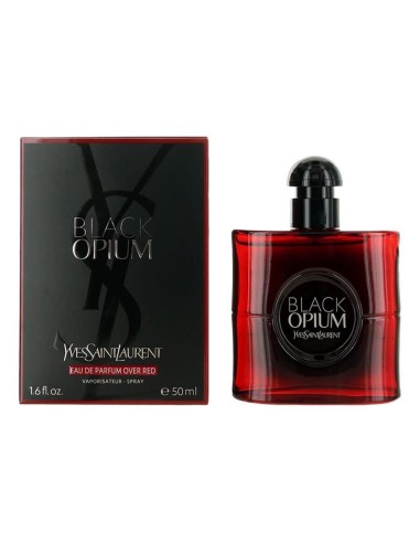 YVES SAINT LAURENT BLACK OPIUM EAU DE PARFUM OVER RED 50ML VAPORIZADOR