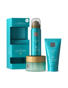 RITUALS OF KARMA SOFTENINF BODY SCRUB 125ML + FOAMING SHOWER GEL 50ML + HYDRATING BODY CREAM 70ML