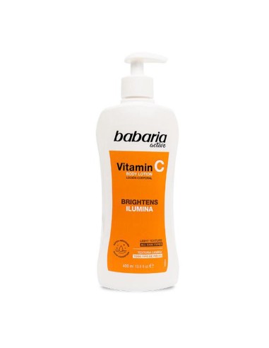 BABARIA ACTIVE VITAMIN-C LOCION CORPORAL TODO TIPO DE PIELES CON DIFUSOR 400ML