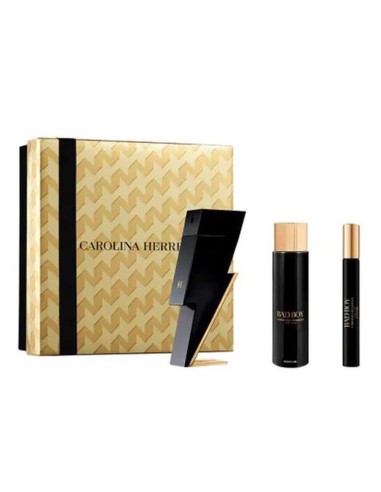 CAROLINA HERRERA BAD BOY EAU DE PARFUM 100ML + GEL DE BAÑO 1U + MINIATURA 10ML