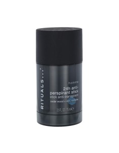 RITUALS HOMME 24H DESODORANTE STICK 75ML + ESPUMA DE BAÑO 1U. + LOCION CORPORAL PERFUMADA 1U. + DESODORANTE SPRAY 1U.