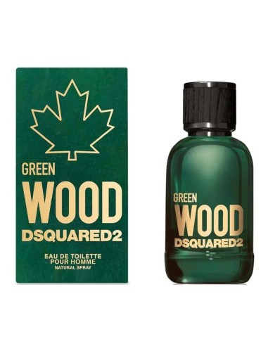 DSQUARED GREEN WOOD DSQUARED2 EAU DE TOILETTE POUR HOMME 50ML VAPORIZADOR