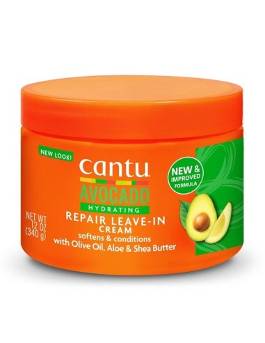 CANTU AVOCADO HYDRATING REPAIR LEAVE-IN CREAM CONDITIONER 340GR