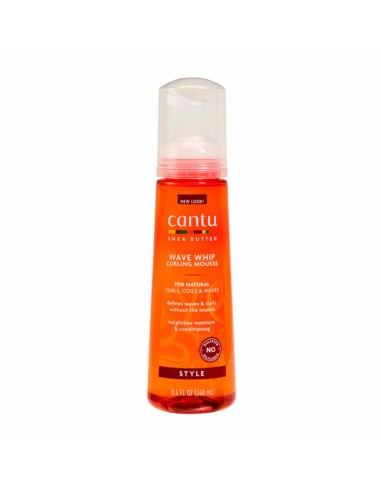 CANTU SHEA BUTTER CURLING MOUSSE WAVE WHIP 248ML