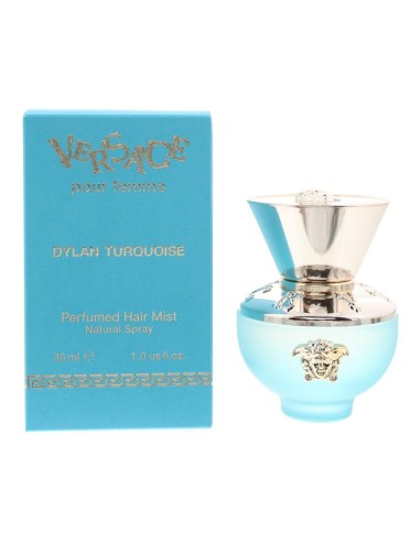 VERSACE POUR FEMME DYLAN TURQUOISE SPRAY CAPILAR PERFUMADO 30ML VAPORIZADOR