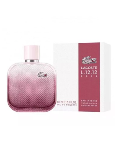 LACOSTE L.12.12 ROSE EAU DE TOILETTE EAU INTENSE 100ML VAPORIZADOR